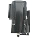 Accuform Signs PRB822BK Blockade Woven Polyester Wall-Mount Retractable Belt Tape Barrier, 2" Width, Black Case/Black Belt Tape