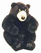 Aromatherapy Herbal Heatable Animal - Warm Whiskers Black Bear