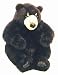 Warm Whiskers Buddy Black Bear Microwave Herbal Cuddling Pillow