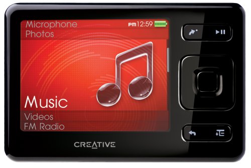 Electronics: Creative Zen 32 GB Portable Media Player  Black 