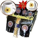 CherylsArt Flowers Art - Sunflower Painting - Coffee Gift Baskets - Coffee Gift Basket
