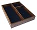 Mountain Woods 3 Compartment Walnut Silverware Organizer Tray