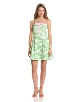 Hot Sale Lilly Pulitzer Women's Leandra Dress, Resort White Just Add Mint, 00