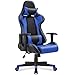 Homall Gaming Chair Office Chair High Back Computer Chair PU Leather Desk Chair PC Racing Executive Ergonomic Adjustable Swivel Task Chair with Headrest and Lumbar Support (Blue)