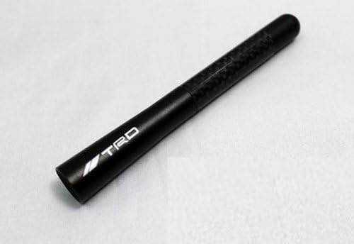 Aurnoc TRD Carbon Fiber Short 4.7" Antenna for Toyata All Series High Quality Black 1Pcs