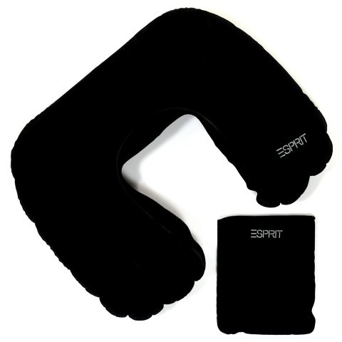 ESPRIT Reise Pillow Inflatable Neck, black Preisvergleich