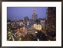 Faneuil Hall Marketplace at Night, Boston, MA Framed Art Poster Print by Kindra Clineff, 29x21