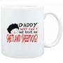 Mug White " BEWARE OF THE Shetland Sheepdog " Dogs