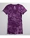 HURLEY Victoria Purple V-Neck Tee