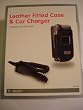 Nokia 6086 T-Mobile Branded Leather Fitted Case & Nokia DC-4 Car Charger [Sealed T-Mobile Retail Packaging]