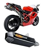 FMF Racing Apex Dual Full System - Stainless Header - Carbon Muffler - Carbon Cap... by FMF
