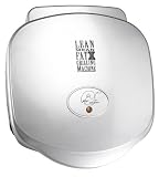 Kitchen & Housewares : George Foreman 13818 Silver grill with sloped grill design-cooks up to  3 portions