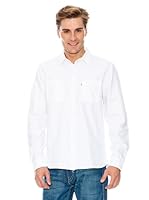 Levi'S Camisa Con Bolsillos (White Oxford)