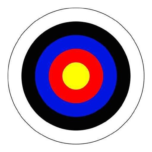 Bullseye 30"H x 30"W Peel and Stick Wall Decal by Wallmonkeys