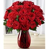 One Dozen Red Roses + 12 FREE