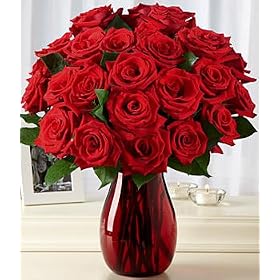 One Dozen Red Roses + 12 FREE