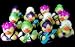 One Dozen (12) Female Rock Star Rubber Duckys