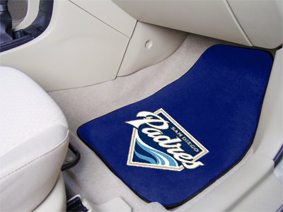 San Diego Padres 2-piece Carpeted Cat Mats 18``x27``