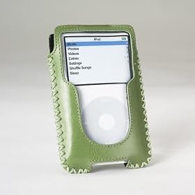 Green Apple Prima Select Sleek Envelope Style Case for iPod Video