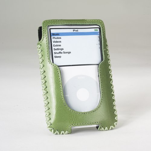 Green Apple Prima Select Sleek Envelope Style Case for iPod Video