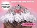 FLASHING TIARA VEIL BRIDE TO BE ROSE