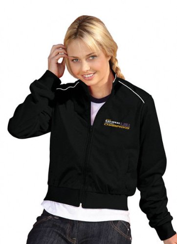 LSU Tigers 2007 BCS National Champions Women's Black Track Jacket