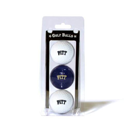 Pittsburgh Panthers Pack Of 3 Golf Balls From Team Golf