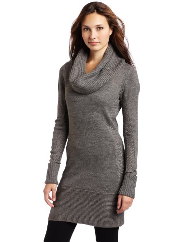 D.E.P.T. Women's Long Sleeve Rich Sweater, Midgrey Melange, Medium