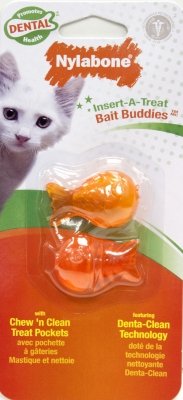 Detail image Cat Dental Insert-A-Treat Bait Buddies Treat Holder BL