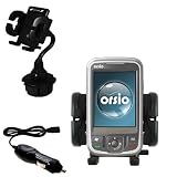 i-Mate Ultimate 7150 Car Cup Holder with Car Charger - Uses Gomadic TipExchange