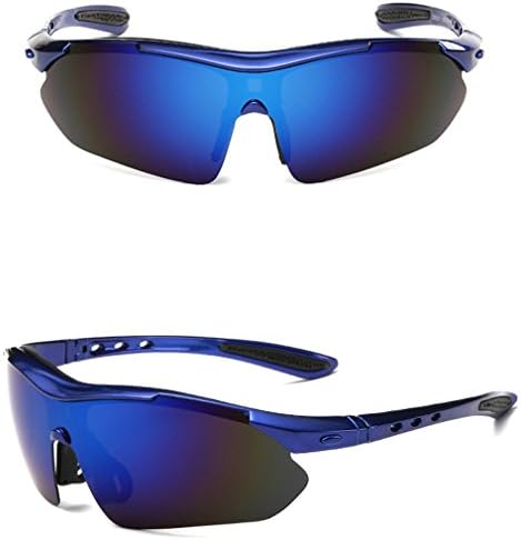 Esutong Polarized Sports Sunglasses for Men Women for Cycling Running Glasses, Tr90 Unbreakable C3