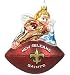 New Orleans Saints Mascot Football Ornament