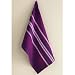 Organics Herb Stripe Dish Towel - Plum