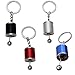 Xotic Tech Auto Part Model - 6-Speed Manual Transmission Stick Shift Lever Keychain Key Fob Ring for All Keys (Black) - Car Accessories Decoration - Gift for Friends Men Women