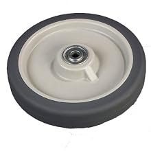 Carlisle IC225WH00 8-Inch Non-Marking Tall Ice Caddy Wheel