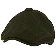Men's Winter Wool Button Duck Bill Curved Ivy Cabby Driver Hat Cap Charcoal Gray L/XL