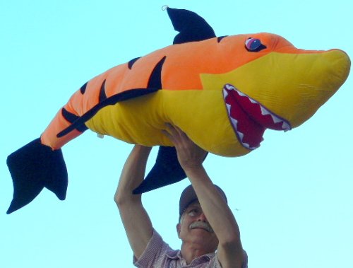 41QlMUMYk1L LARGE 64 SOFT STUFFED TIGER SHARK   BIG HUGE ENORMOUS STUFFED ANIMAL PLUSH TOY   MORE THAN 5 FEET LONG AND SQUEEZABLY SOFT