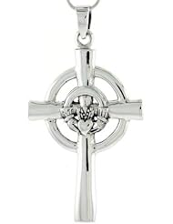 Sterling Silver Celtic Cross Pendant Charm PA2029 (Pendant ONLY)