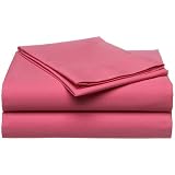 Tommy Hilfiger Solid Standard Pillowcases 200-Thread-Count, Petal Pink