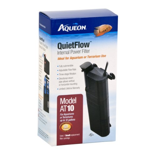 Aqueon 10Gallon QuietFlow Internal Filter, Mini , New, Free Shipping
