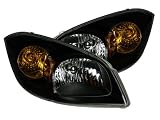 Anzo USA 121154 Chevrolet Cobalt Black Headlight Assembly - (Sold in Pairs)