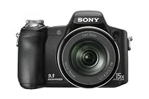 Sony H50 Digital Camera - Black (9.1MP, 15x Optical Zoom) 3 inch LCD