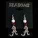 Alabama Crimson Tide Beaded Wire Logo Earring NCAA College Athletics