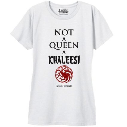 Game of Thrones - Not a Queen a Khaleesi - Junior's T-Shirt (X-Large)