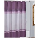 Pleats Purple Fabric Shower Curtain