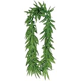 Tropical Fern Leaf Lei (green) Party Accessory  (1 count)