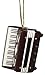 Miniature Accordion Christmas Ornament 2.75