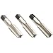 Union Butterfield 1500S(UNC)/1500S(UNF)/1500S(UNS) High-Speed Steel Hand Tap Set, Uncoated (Bright) Finish, Round Shank with Square End, 3-Piece (1 Taper, 1 Plug, 1 Bottoming Chamfer)