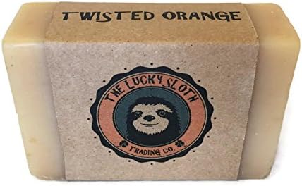 Twisted Orange - Citrus &amp; Orange Peel - Premium Handmade Soap - 100% Natural &amp; Organic