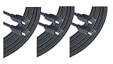 3-Pack of Comprehensive Standard Series DisplayPort Male to Male Cable 10ft